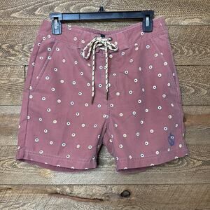 Zanerobe Polka Dot Board Shorts Flat Front Pull-On Size 29
